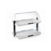 Display  roll top 465x310x(H)410 mm, tava dubla, plastic SAN